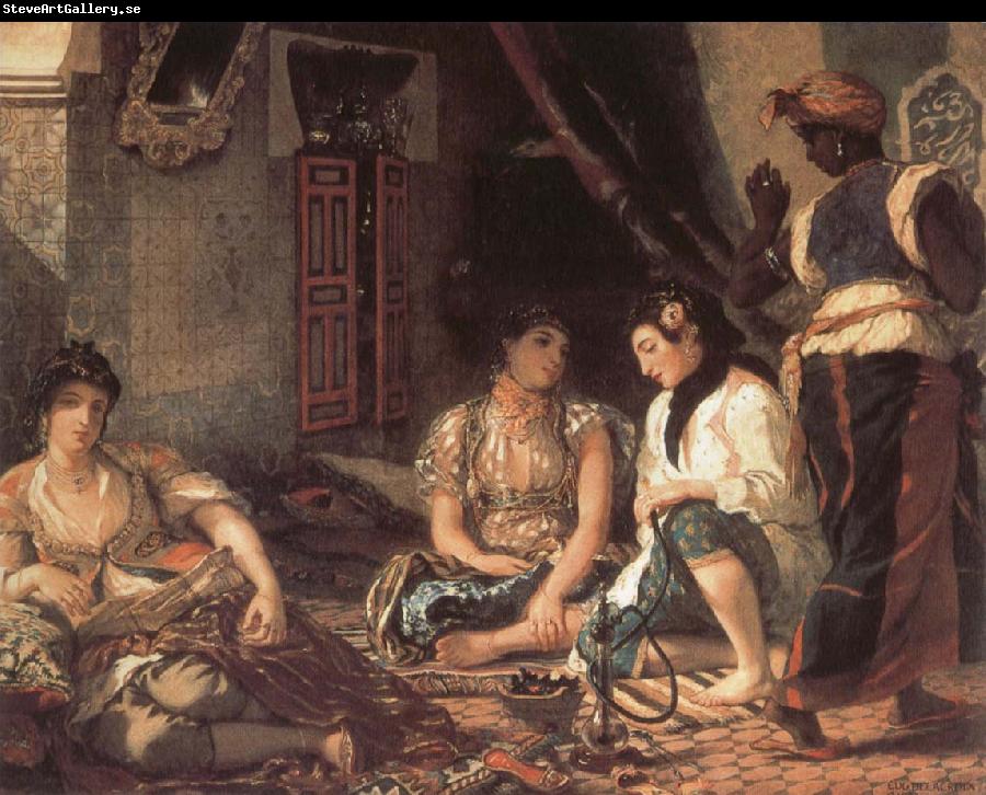 Eugene Delacroix The Women of Algiers